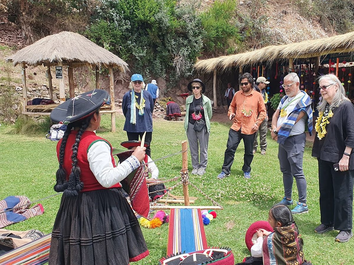 Street life in a historic Cusco neighborhood