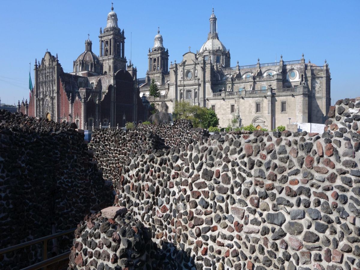 Templo Mayor archaeological site in Mexico City