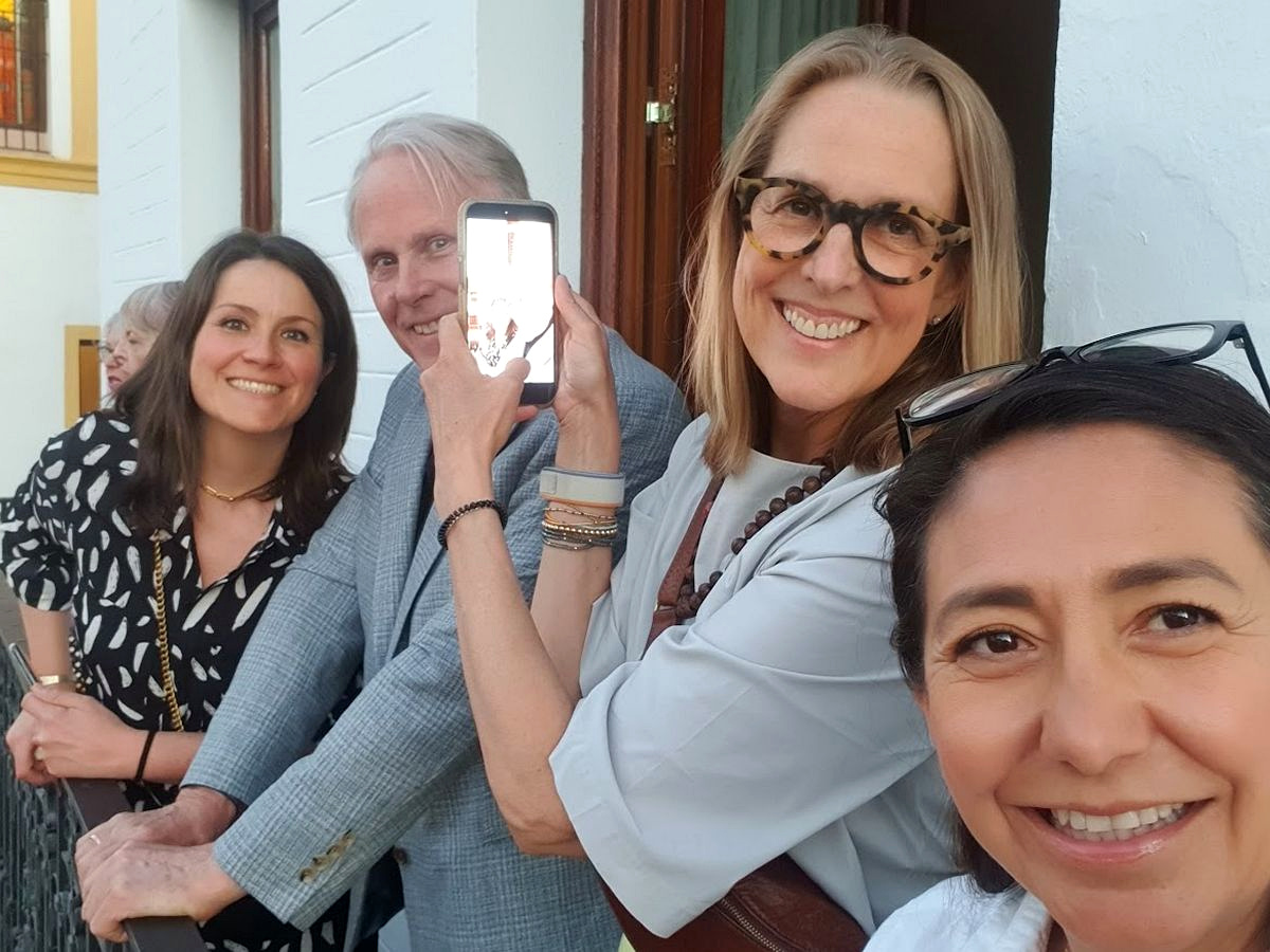 Exploring Seville during a Spanish immersion