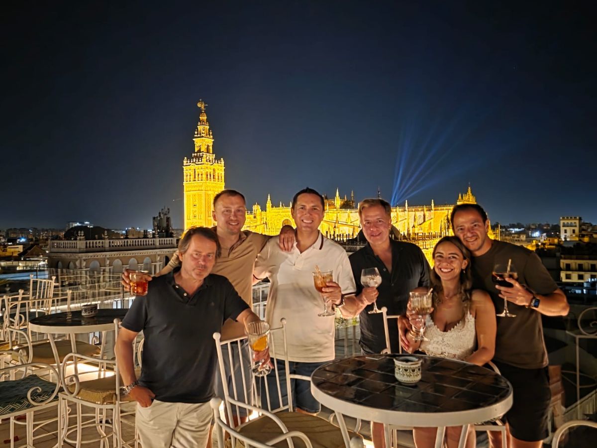 An evening dining experience in Sevilla